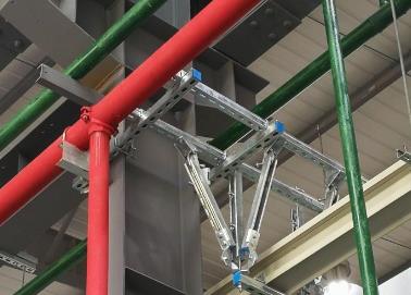 夹江该抗震支架的整体式支吊架结构协调性好